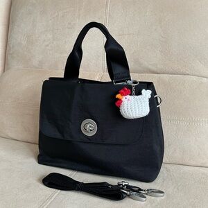 Baggallini Satchel, Tote with Multiple Compartments Turnlock, Crossbody Strap